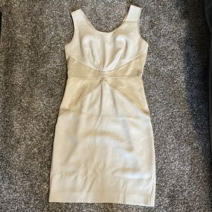 Tan Rachel Zoe midi dress. size 4.